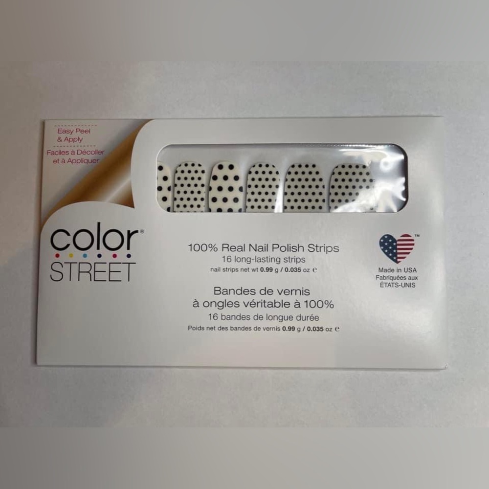 Color Street Polka Dot-com Clear Overlay #3